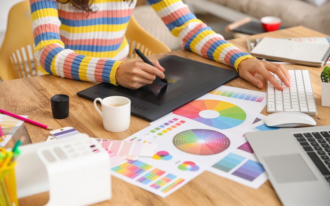 Pracovník grafického studia – Canva